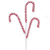 Red and White Candy Cane Pick