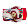 San Francisco Trolley With Santa Glass Ornament