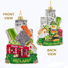 Ireland Cityscape Glass Ornament