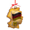 Germany Map Glass Ornament