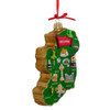 Ireland Map Glass Ornament