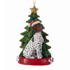 German Shorthaired Pointer With Christmas Tree Ornament For Personalization