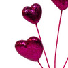Pink Glitter Heart Spray