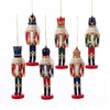 6“ Classic Wooden Nutcracker Ornaments, 6 Assorted