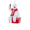 Coca-Cola® Bear On Cooler Ornament