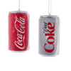 Coca-Cola® Can Ornaments, 2 Assorted