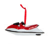 Red and White Jet Ski Ornament