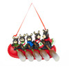 Bear Family Of 5 In Canoe Ornament For Personalization