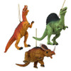 Dinosaur Ornaments, 3 Assorted