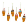 Foam Ice Cream Cone Ornaments, 6 Assorted