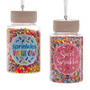 Cookie Sprinkles Jar Ornaments, 2 Assorted