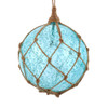 100MM Glass Blue Buoy Style Ornament