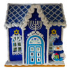 7“ Battery Operated LED Claydough Hanukkah Table Piece