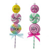 Triple Lollipop Ornaments, 2 Assorted