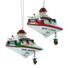 Cruise Ship Ornament For Personalization, 2 Assorted