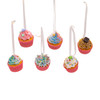 Miniature Foam Cupcake Ornaments, 6-Piece Box