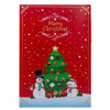13“ Battery Operated Lighted Wooden Christmas Advent Calendar
