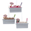 Gelato Ice Cream Ornaments, 3 Assorted