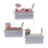 Gelato Ice Cream Ornaments, 3 Assorted