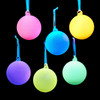 80MM Glass Glow-In-The-Dark Ball Ornaments, 6 Assorted