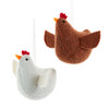 Knit Hen Ornaments, 2 Assorted