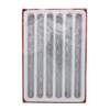 Glass Silver Twist Icicles, 6-Piece Gift Box