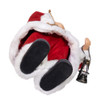 12“ Standing Christmas Santa With Sack & Lantern