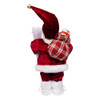 12“ Standing Christmas Santa With Skis