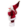 12“ Standing Christmas Santa With Skis