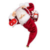 12“ Standing Christmas Santa With Skis
