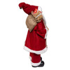 32" Standing Christmas Santa With Sack & Belt