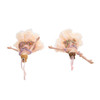 Blush Pink Ballerina Ornaments, 2 Assorted