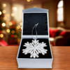 Elegant Snowflake Ornament with Swarovski® Elements