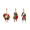 Farm Animals Wearing Sweaters Ornaments, 3 Assorted