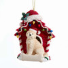 Goldendoodle With Dog House Ornament For Personalization
