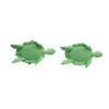 Whimsical Green Sea Turtle Ornaments, 2 Assorted