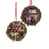 Wine Grapevine Ornaments, 2 Assorted