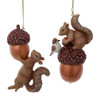 Enchanted Forest Squirrel Ornaments, 2 Assorted