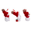 Snowman With Red Knit Hat Ornaments, 3 Assorted