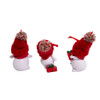 Snowman With Red Knit Hat Ornaments, 3 Assorted