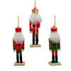 6" Traditional Plaid Nutcracker Ornaments, 3 Assorted