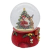 100MM Wind Up Musical Santa With Christmas Tree Water Globe
