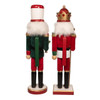 15“ Holly and Berries Nutcrackers, 2 Assorted