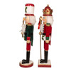 15“ Holly and Berries Nutcrackers, 2 Assorted