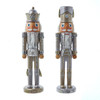 15“ Platinum & Silver Nutcrackers, 2 Assorted