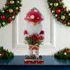9“ Mushroom Santa Nutcracker