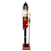 36“ Red & Blue King Nutcracker