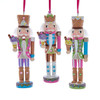 6“ Ice Cream Nutcracker Ornaments, 3 Assorted