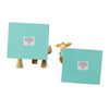 11" Aqua & Gold Nutcrackers, 2 Assorted