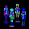 6“ Glow-In-The-Dark Nutcracker Ornaments, 4 Assorted